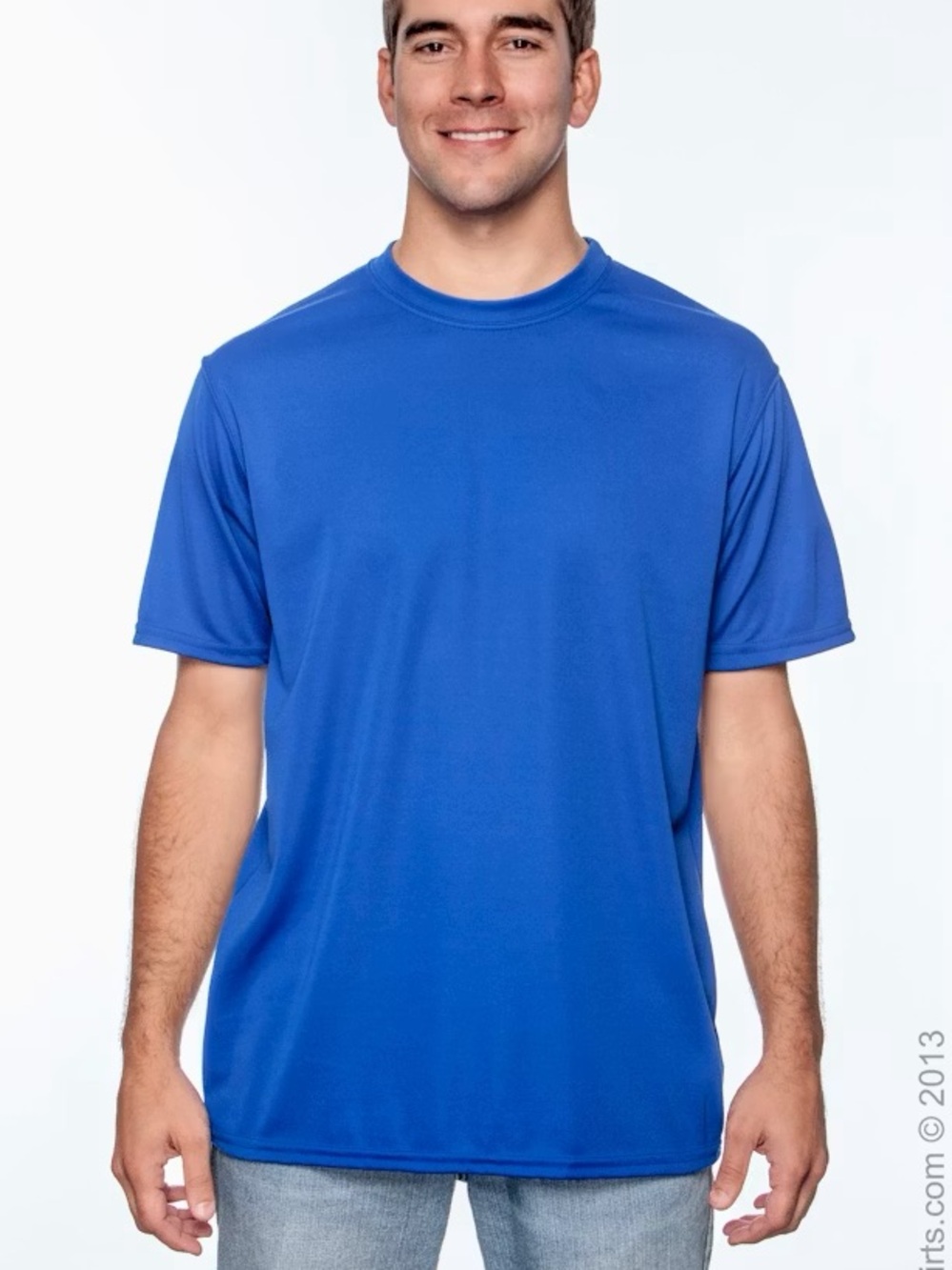 Augusta Sportswear Men's Short Sleeve Tee in Navy Blue